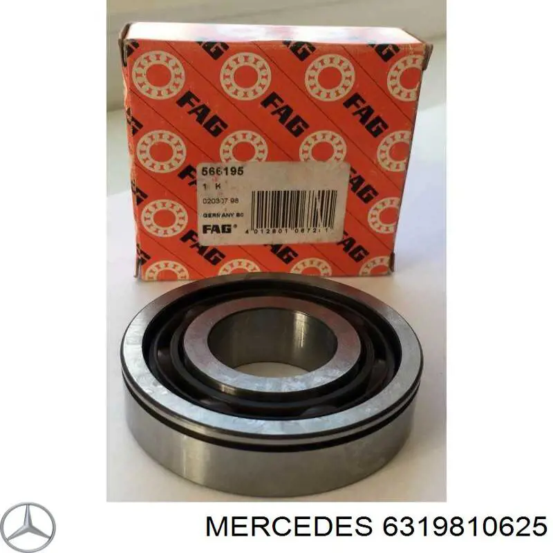 Підшипник вторинного валу коробки Mercedes A6319810625 ціна, від 162.47 USD
