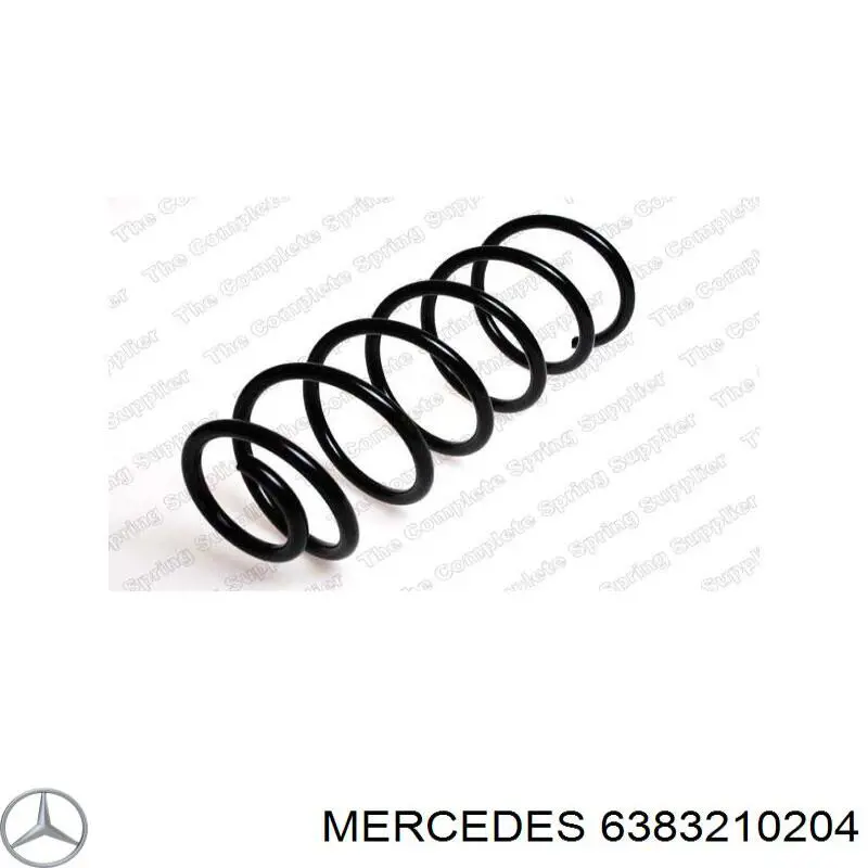 6383210204 Mercedes пружина передня