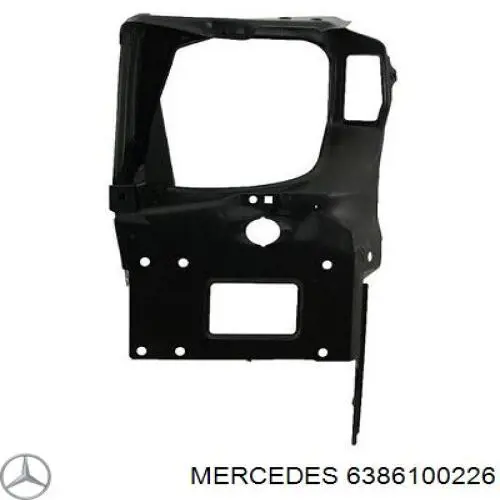 6386100226 Mercedes кронштейн-адаптер кріплення фари передньої, лівою