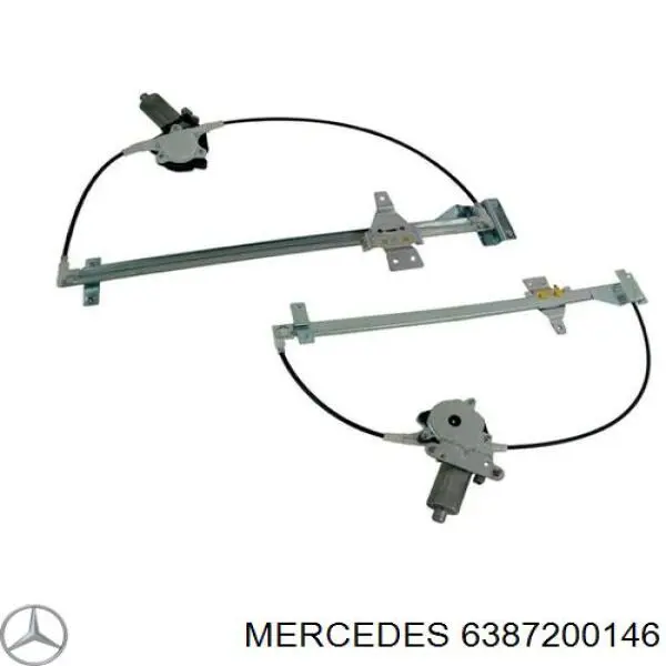 6387200546 Mercedes механізм склопідіймача двері передньої, правої