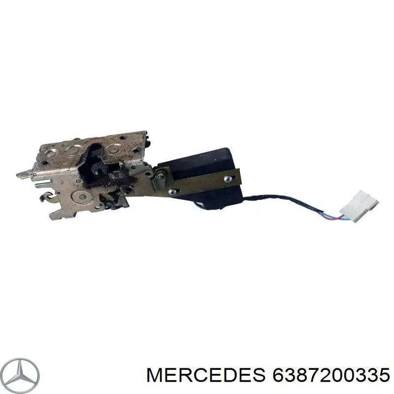 Замок передніх пасажирських дверей Mercedes A6387200335 ціна, від 11.29 USD