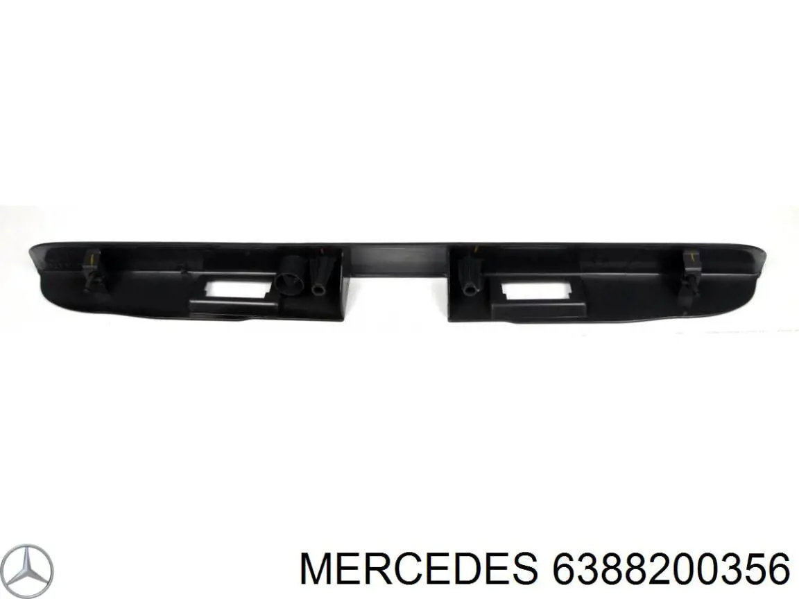 Ліхтар підсвічування заднього номерного знака на Mercedes V-Class (638)