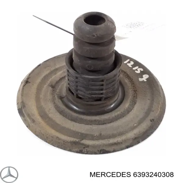 6393240308 Mercedes проставка (гумове кільце пружини задньої, верхня)