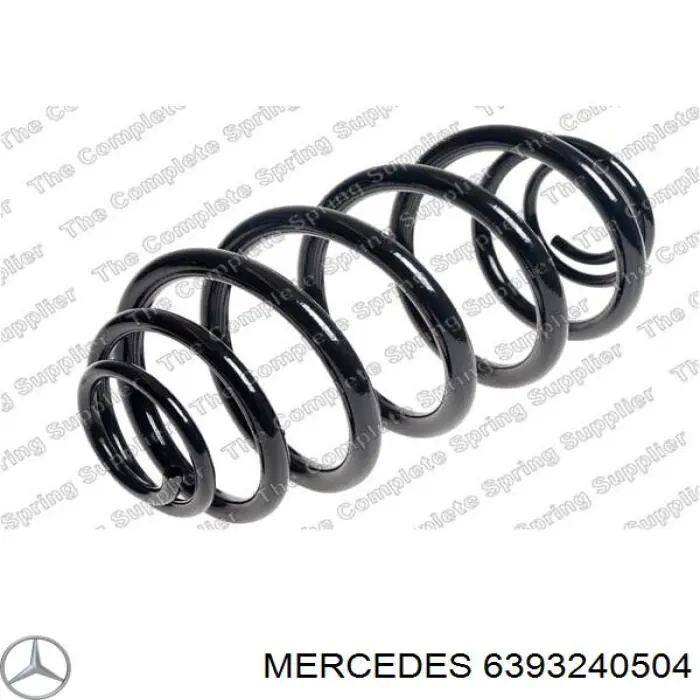 6393240504 Mercedes пружина задня