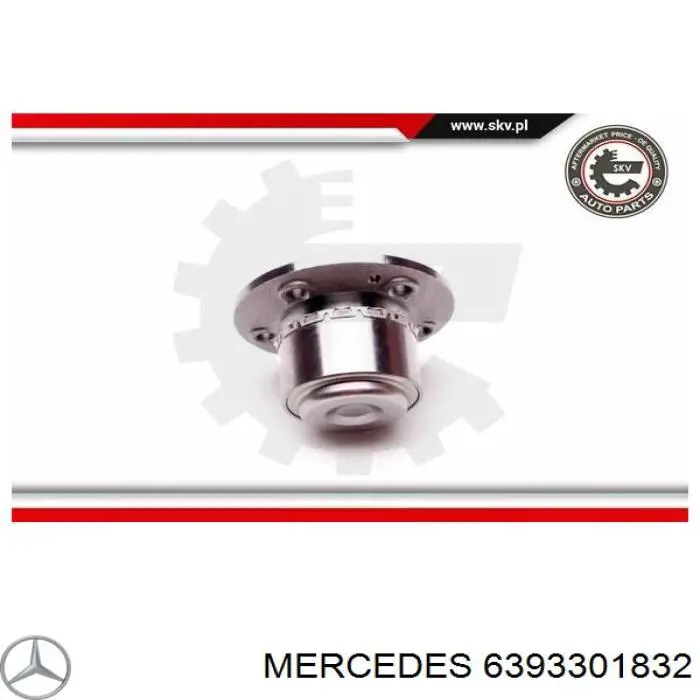 Цапфа поворотна ліва Mercedes A6393301432