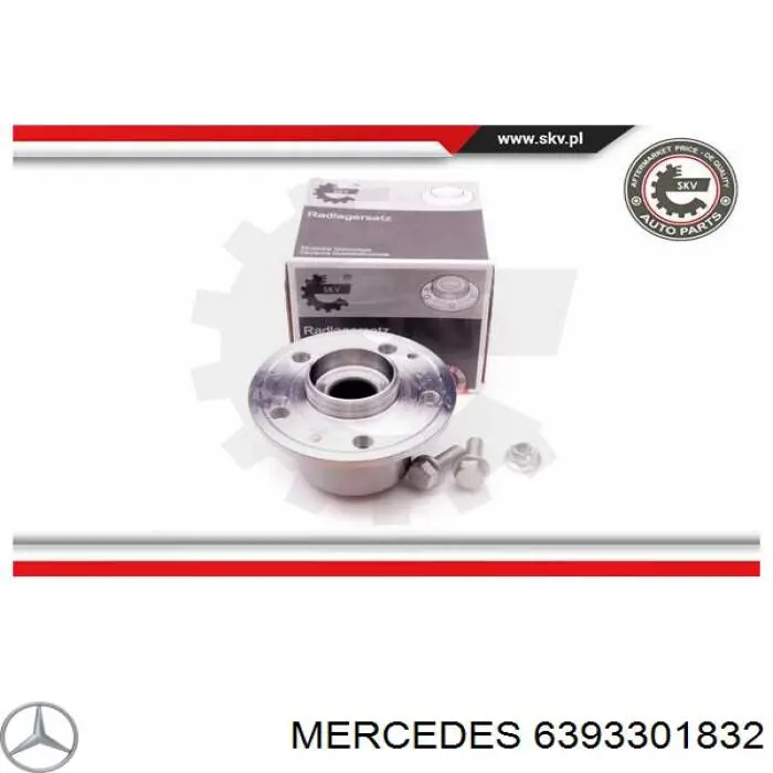 A6393301432 Mercedes Цапфа передня ліва