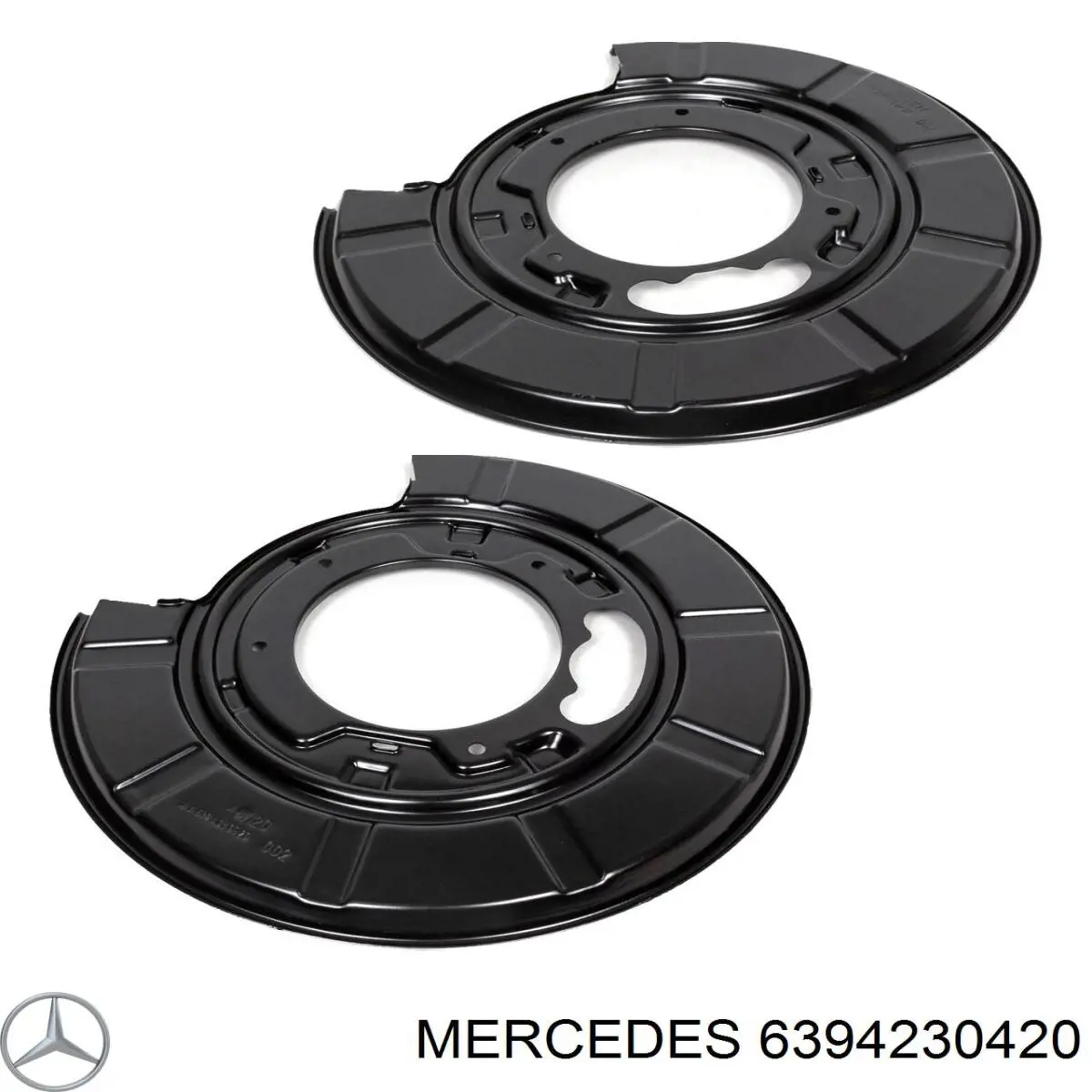 6394230420 Mercedes захист гальмівного диска заднього, лівого