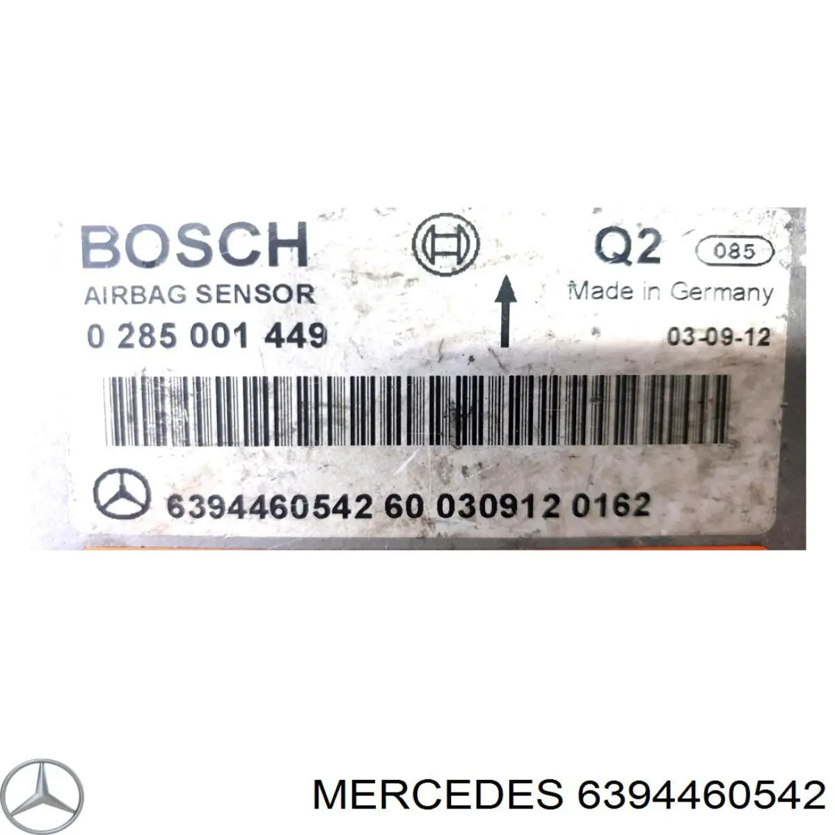 A6394460542 Mercedes Модуль-процесор управління подушки безпеки