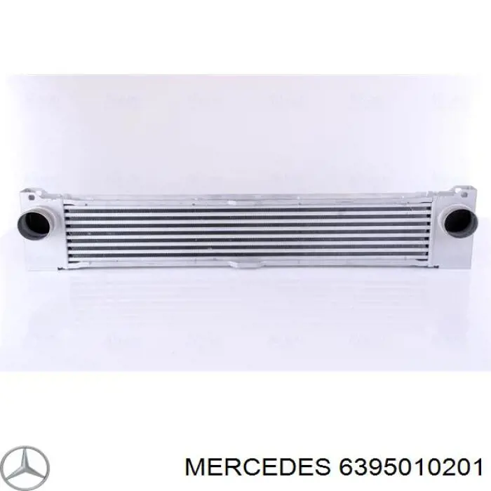 6395010201 Mercedes радіатор интеркуллера