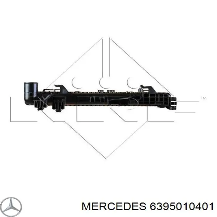 6395010401 Mercedes радіатор охолодження двигуна