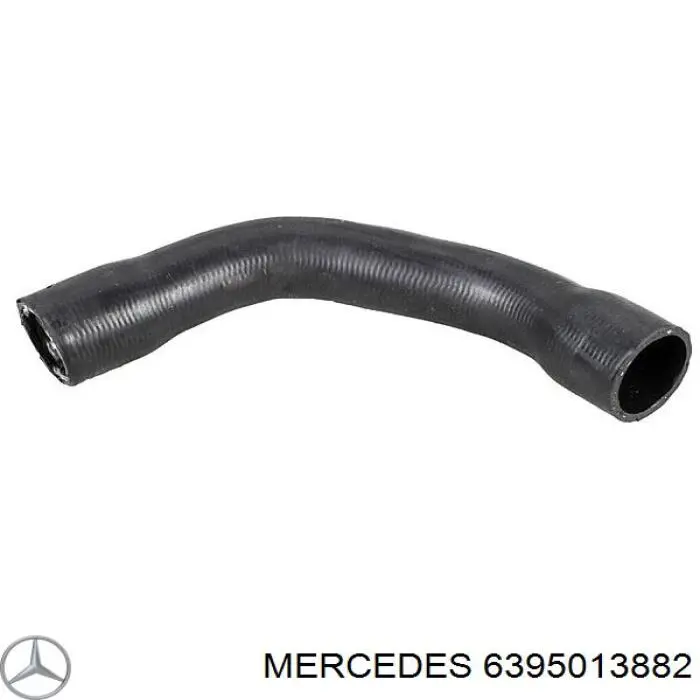 6395013882 Mercedes шланг/патрубок радіатора охолодження, нижній