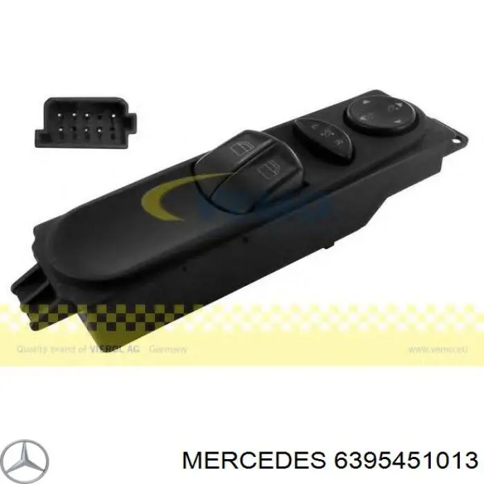 Кнопковий блок керування склопідіймачами передній лівий A6395451013 Mercedes