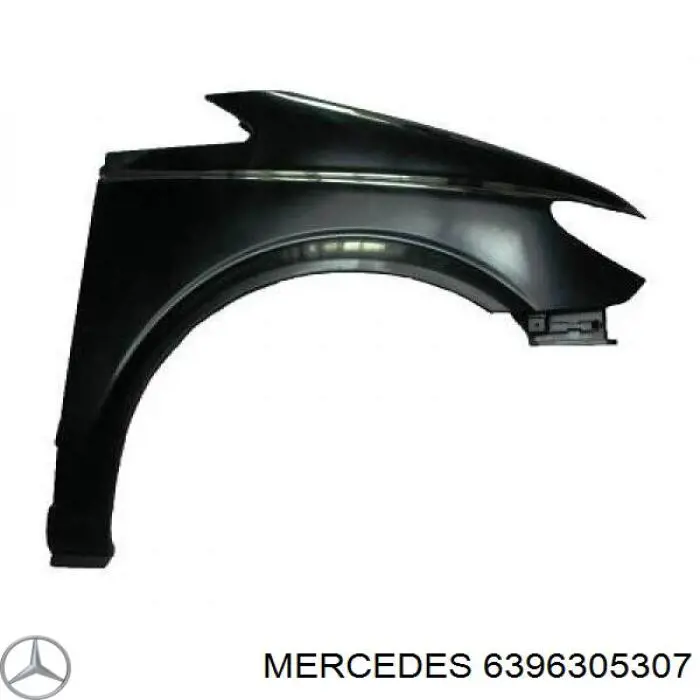A6396305307 Mercedes крило переднє ліве