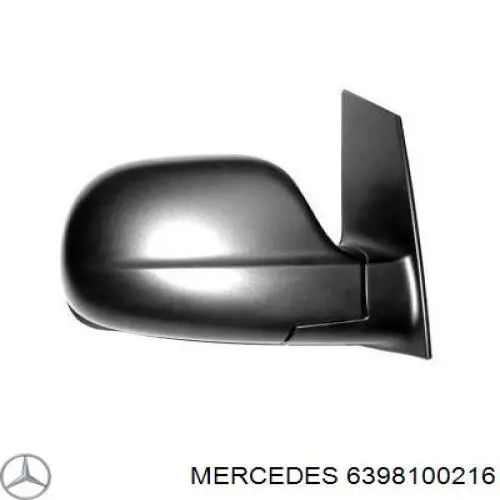 Дзеркало заднього виду, праве 6398100216 Mercedes