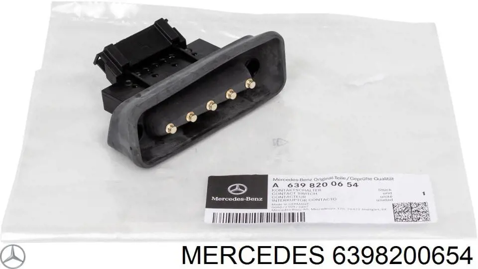 6398200654 Mercedes датчик закривання дверей (кінцевий вимикач, на зсувних дверях)
