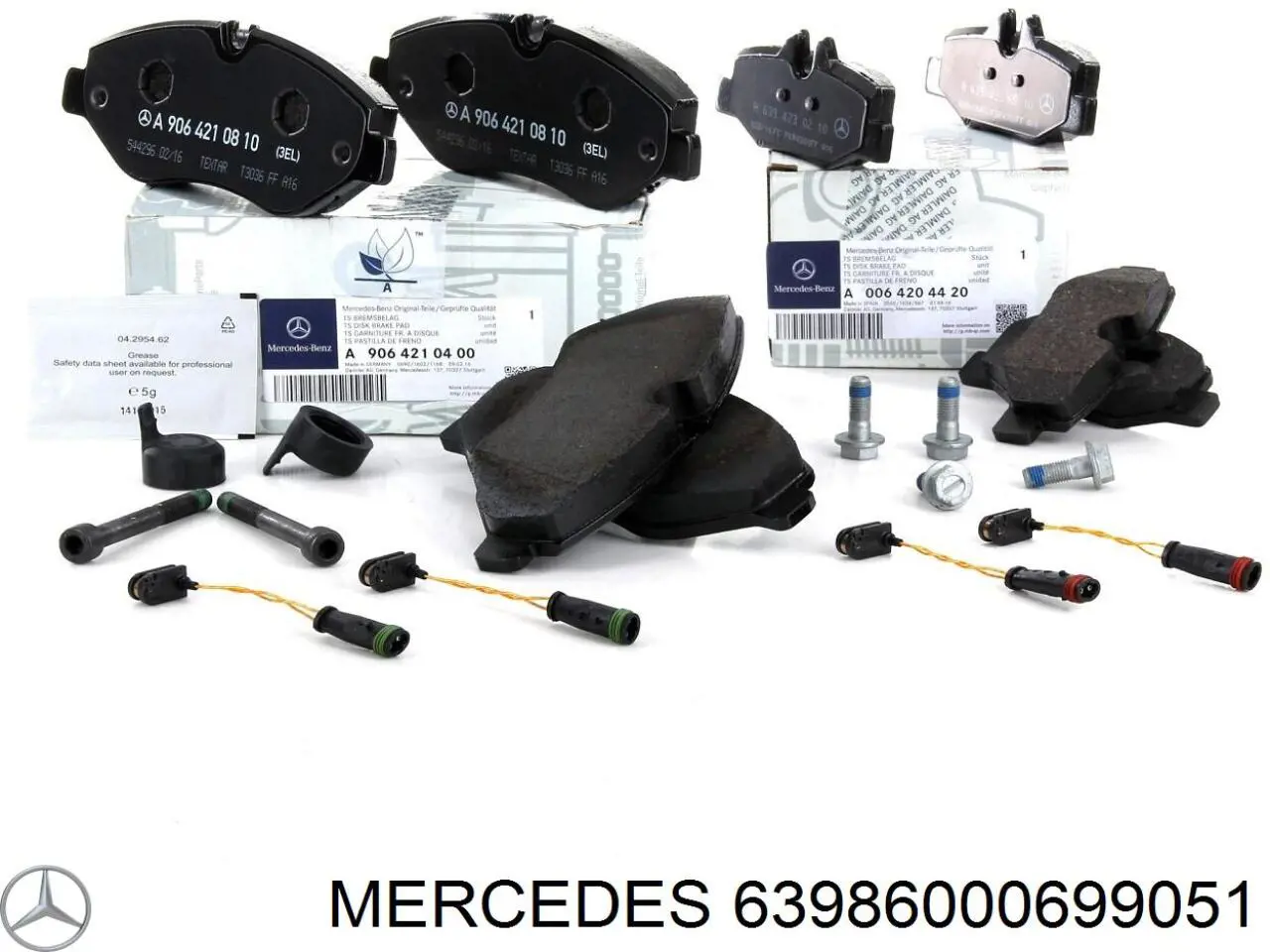 Купити A6398600069 Mercedes Важіль фіксації ременя безпеки, лівий