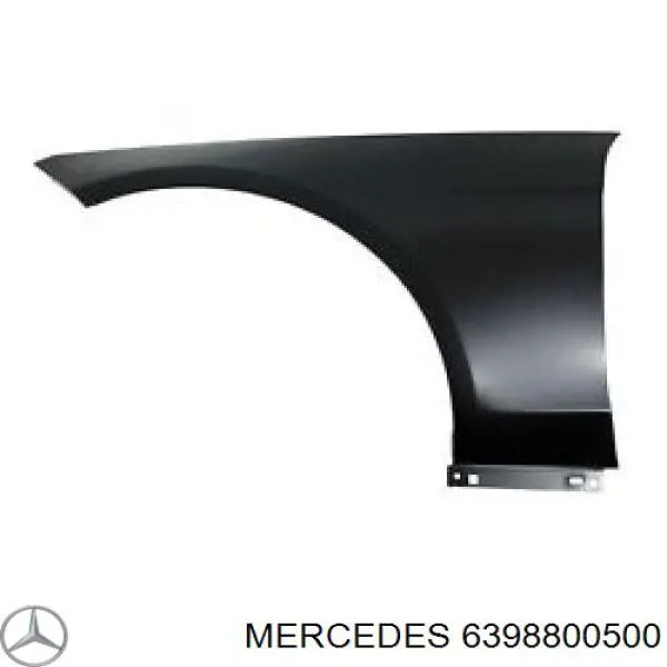 6398800500 Mercedes крило переднє праве