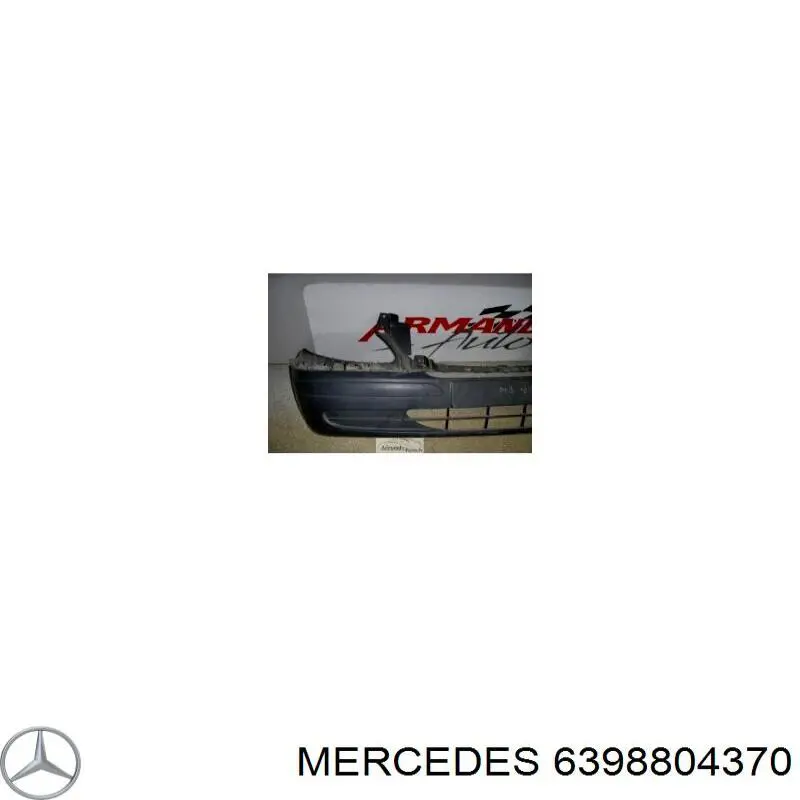 6398804370 Mercedes бампер передній
