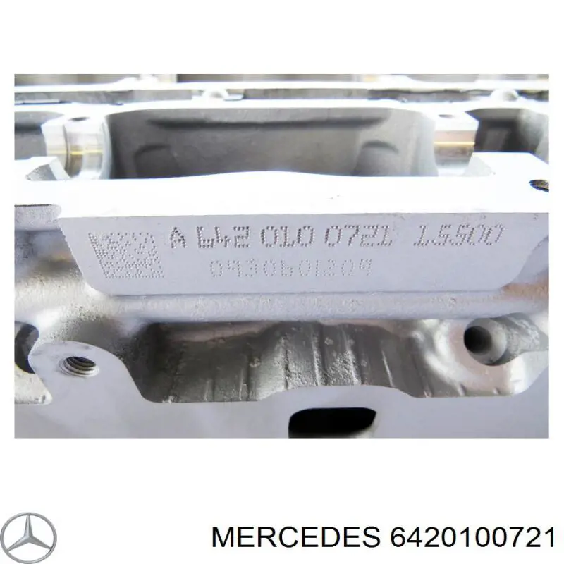 Головка блока циліндрів (ГБЦ), ліва A6420109520 Mercedes
