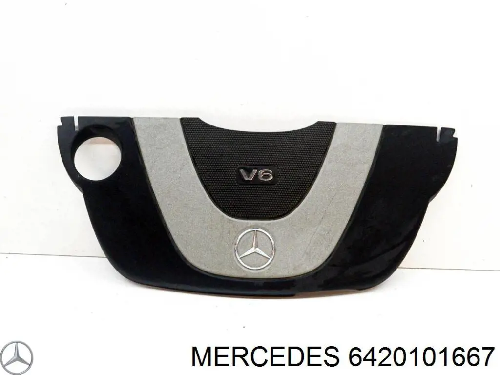 Кришка двигуна декоративна на Mercedes ML/GLE (W164)