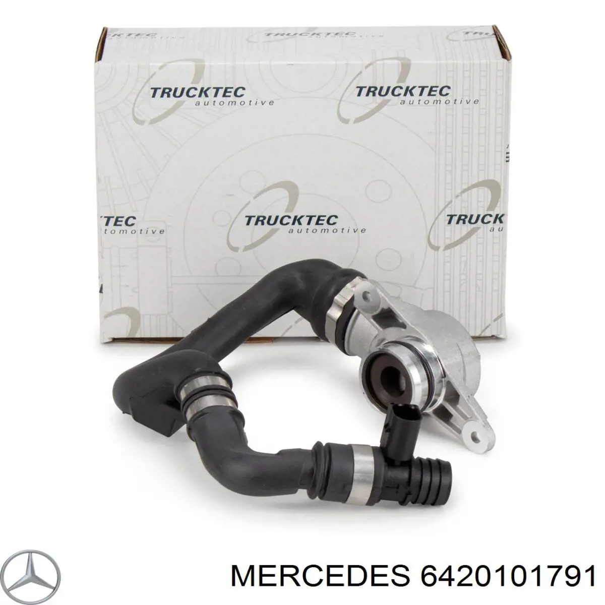 6420101791 Mercedes патрубок радіатора системи рециркуляції ог