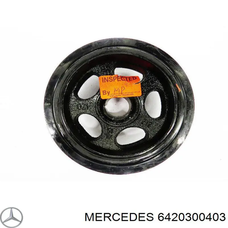 Демпфер колінвалу на Mercedes ML/GLE  W164