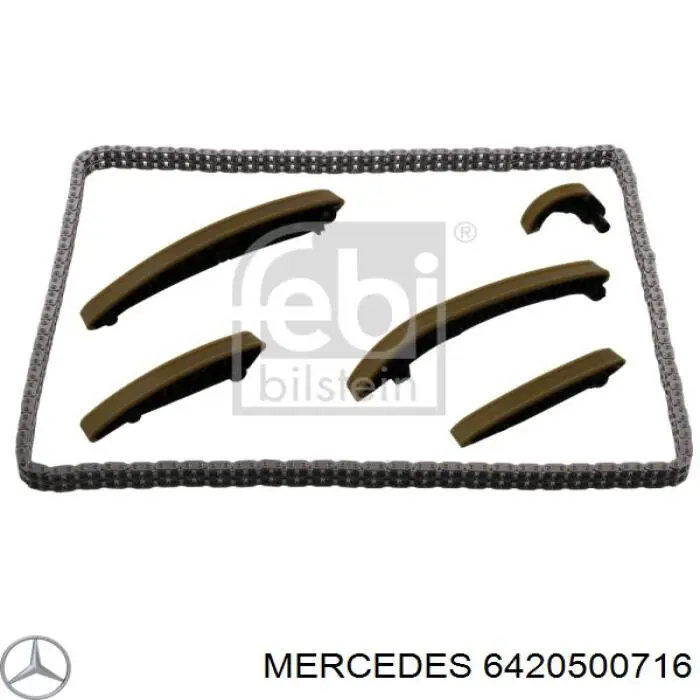 6420500716 Mercedes успокоитель ланцюга грм, комплект