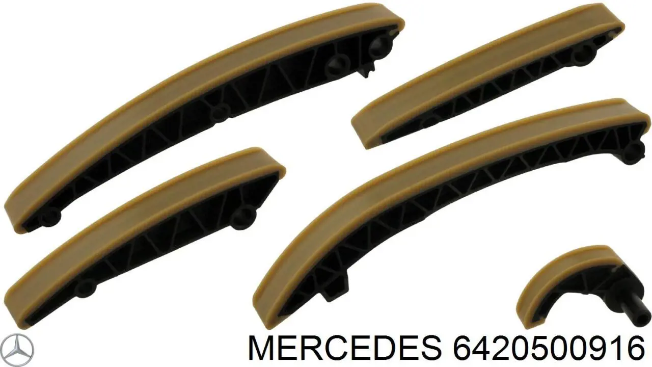 Заспокоювач ланцюга ГРМ, комплект A6420500916 Mercedes