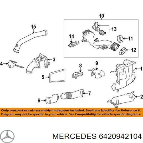 Фільтр повітряний 6420942104 Mercedes