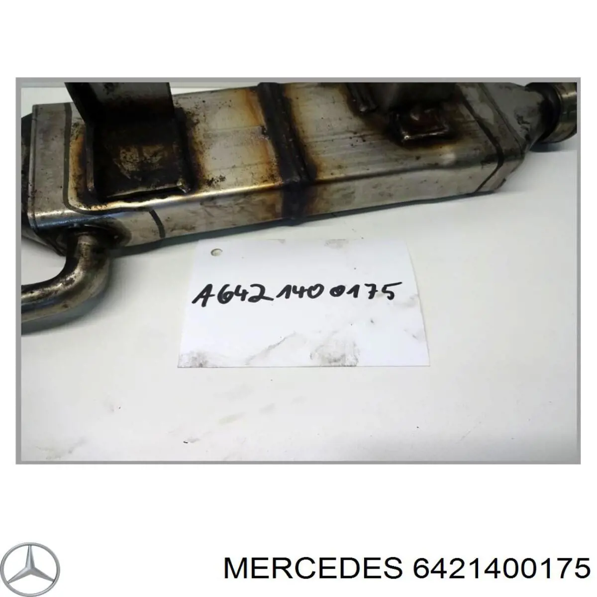 Радіатор системи рециркуляції ОГ на Mercedes CLS (C219)