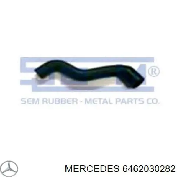 6462030282 Mercedes трубка/шланг масляного радіатора, від блока до радіатора