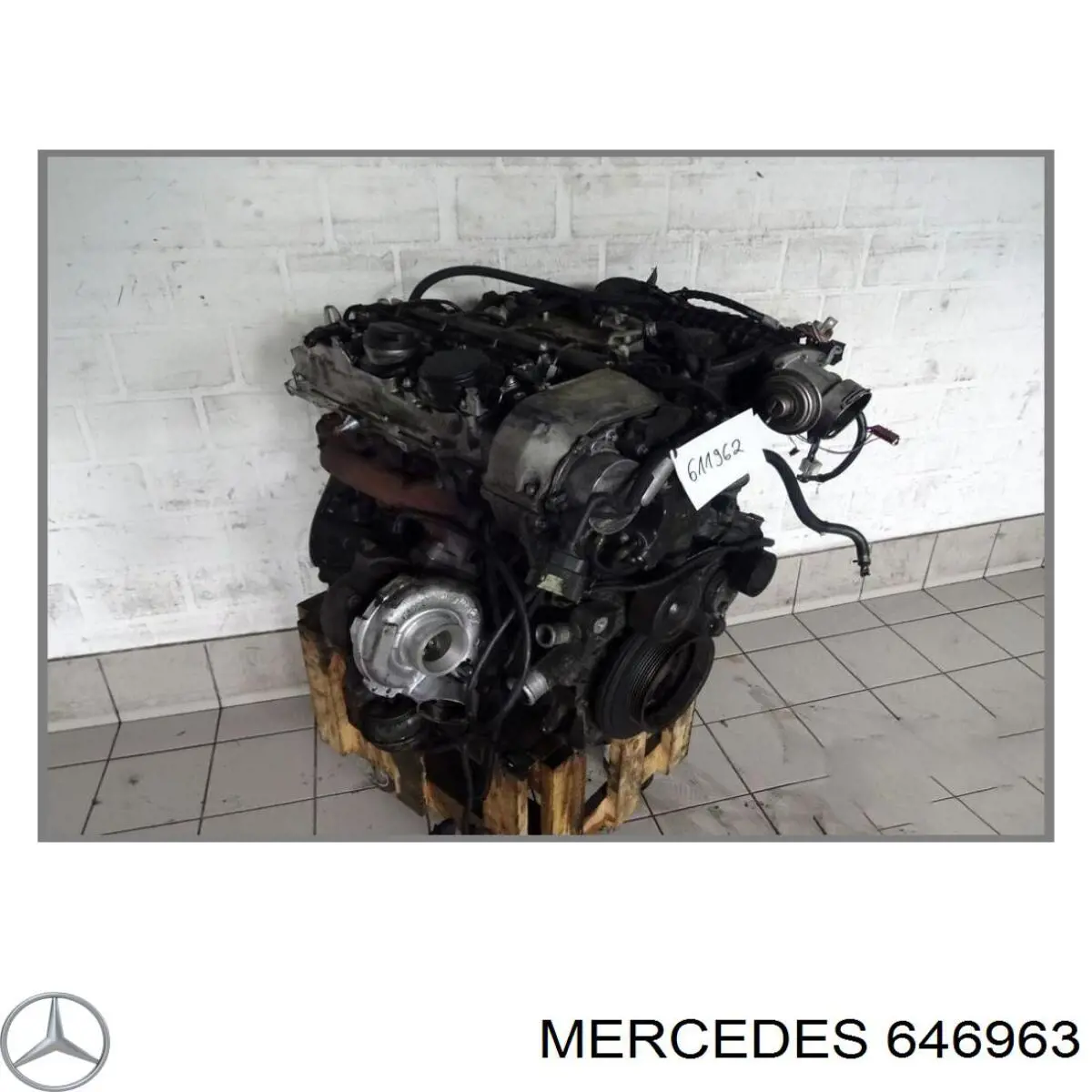 Двигун у зборі на Mercedes C (S203)
