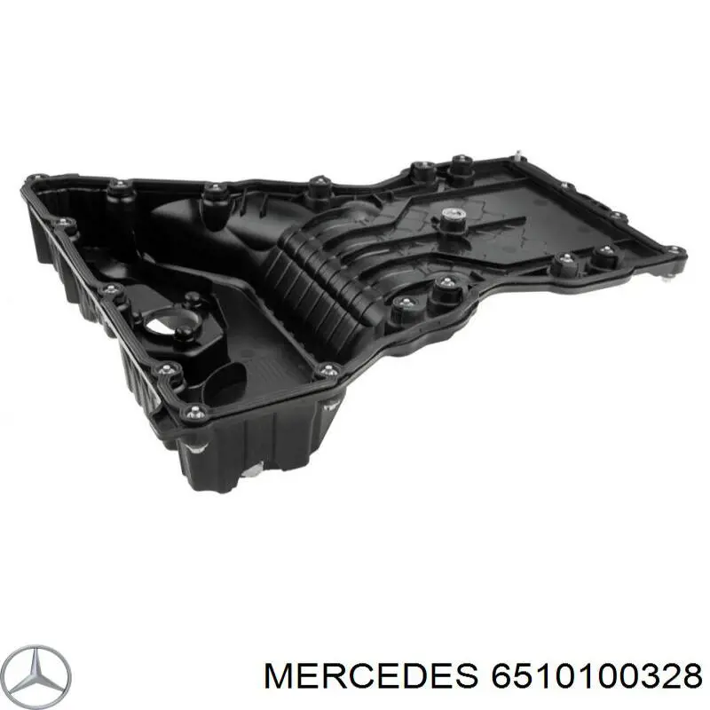 6510100328 Mercedes піддон масляний картера двигуна, нижня частина