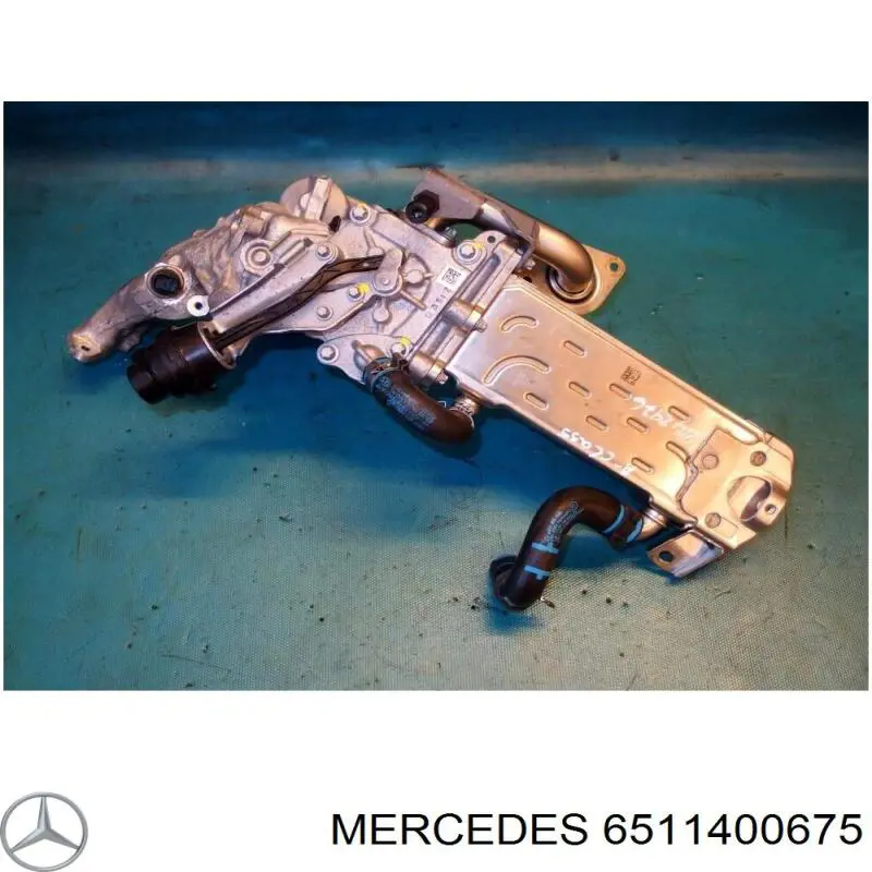 Радіатор системи рециркуляції ОГ на Mercedes Sprinter (906)