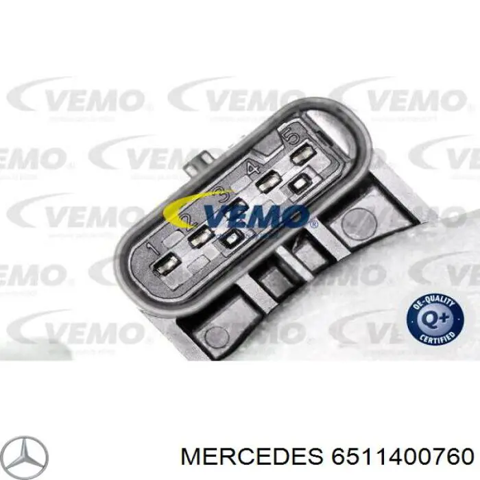 Клапан EGR, рециркуляції газів 6511400760 Mercedes