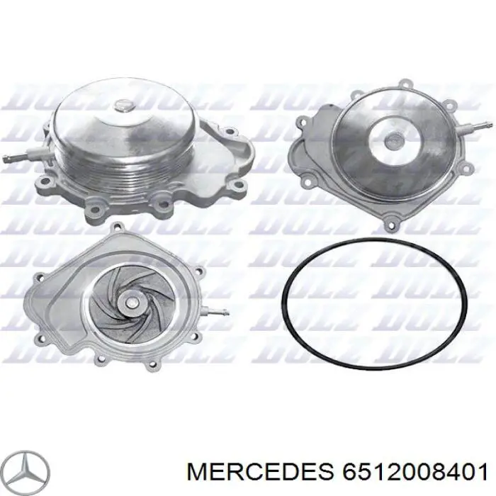 Купити A6512004801 Mercedes Насос охолоджуючої рідини
