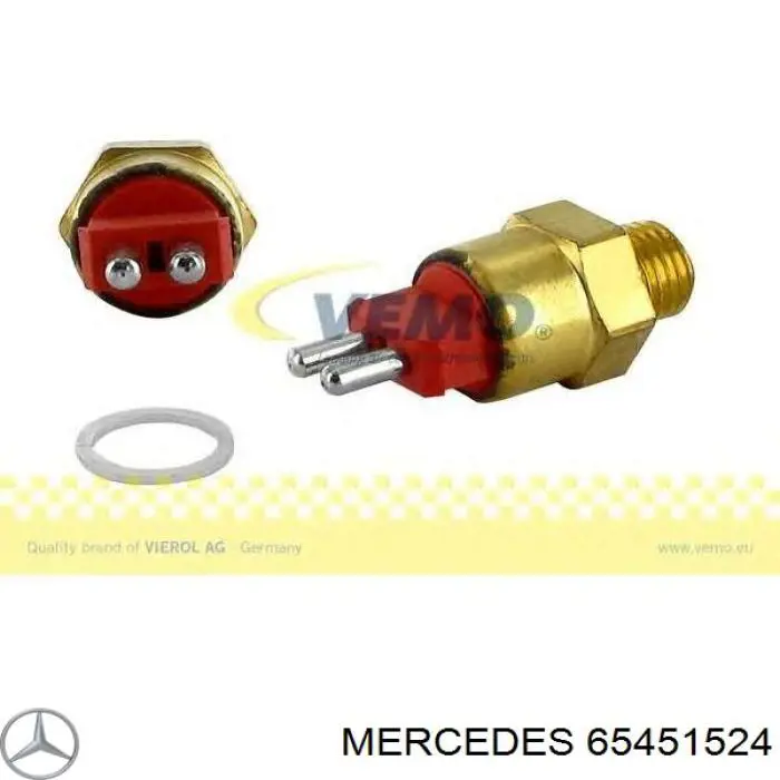 65451524 Mercedes термо-датчик включення вентилятора радіатора
