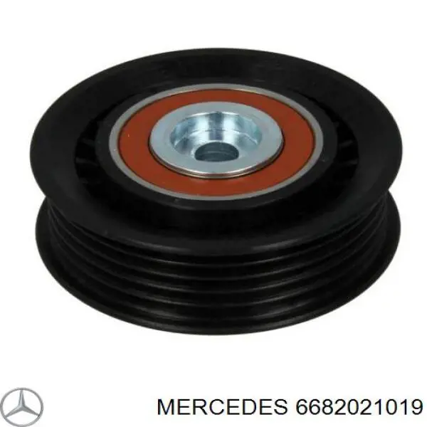 6682021019 Mercedes ролик приводного ременя, паразитний