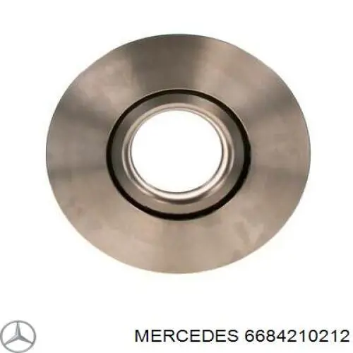 6684210212 Mercedes диск гальмівний передній