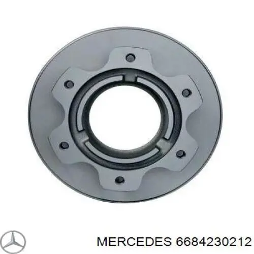 Диск гальмівний задній Mercedes A6684230412