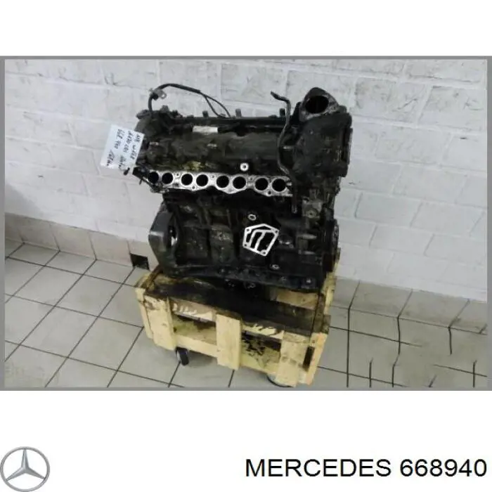 668940 Mercedes двигун у зборі