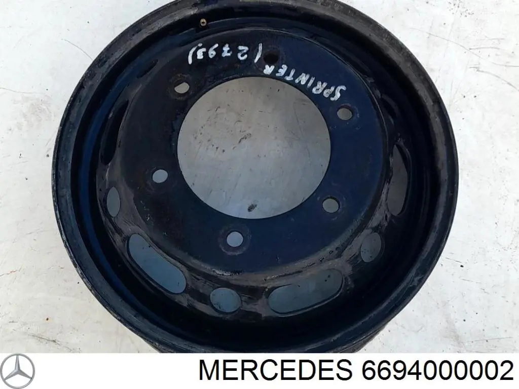 Диски колісні (штамповані) Mercedes A6694000002 ціна, від 232.38 USD