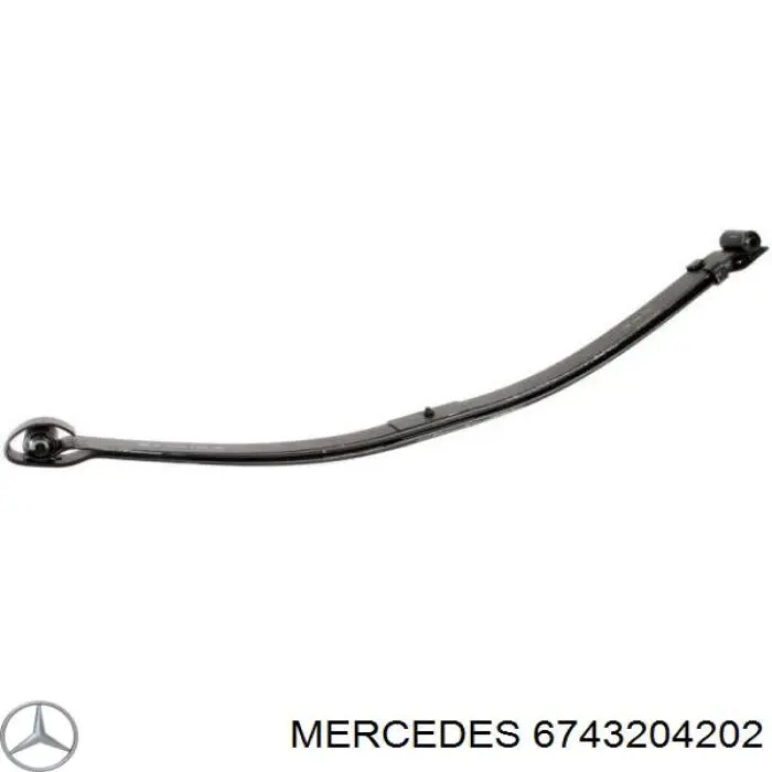 Ресори передні (пружини передньої підвіски) Mercedes A6743204202 ціна, від 375.33 USD