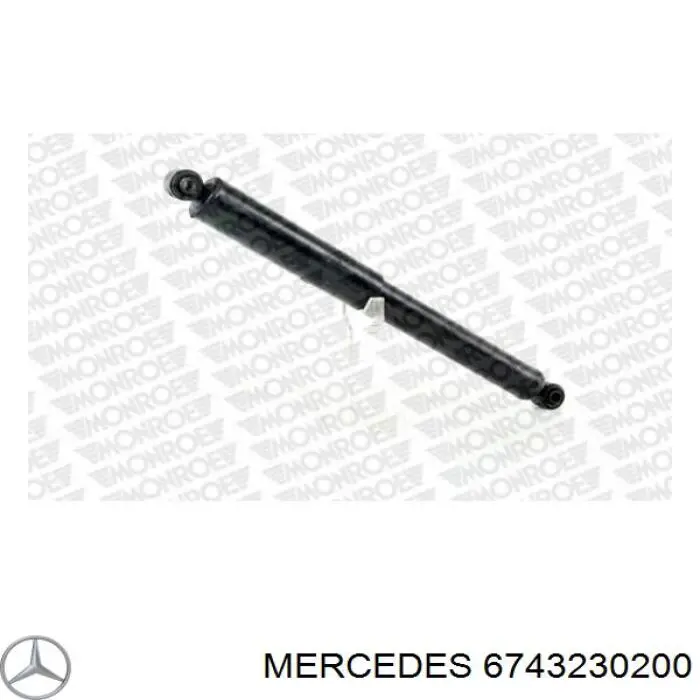 6743230200 Mercedes амортизатор передній