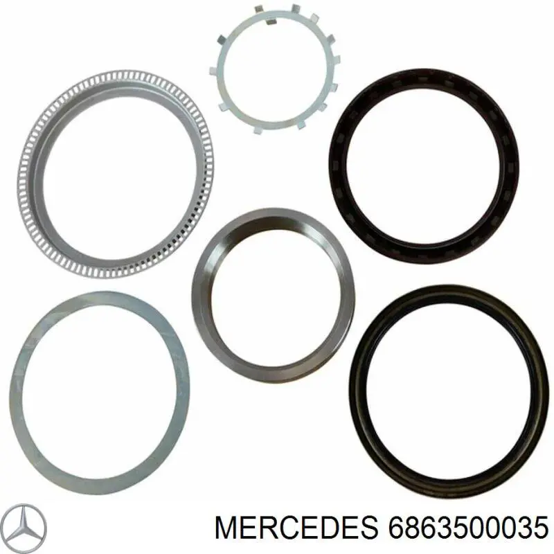  Mercedes A6863500035 ціна, від 204.21 USD