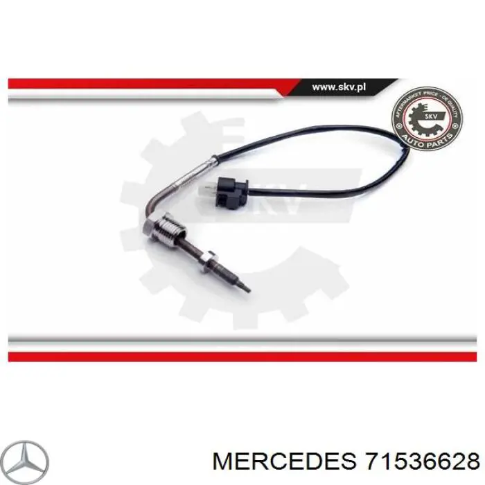 71536628 Mercedes датчик температури відпрацьованих газів (вг, до каталізатора)
