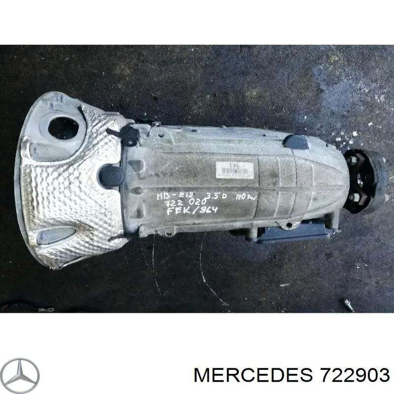 АКПП в зборі (автоматична коробка передач) на Mercedes ML/GLE (W166)