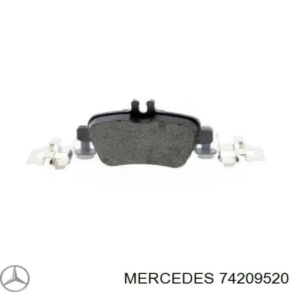 Задні гальмівні колодки Mercedes 74209520 ціна, від 40.13 USD