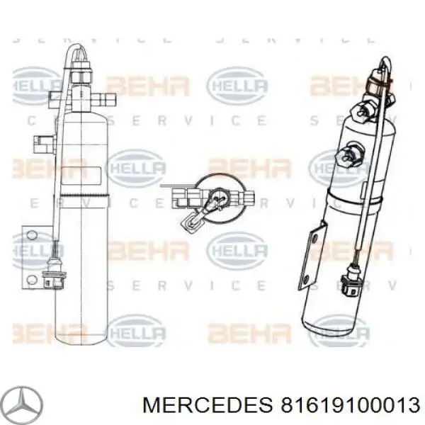 Ресивер-осушувач кондиціонера 81619100013 Mercedes