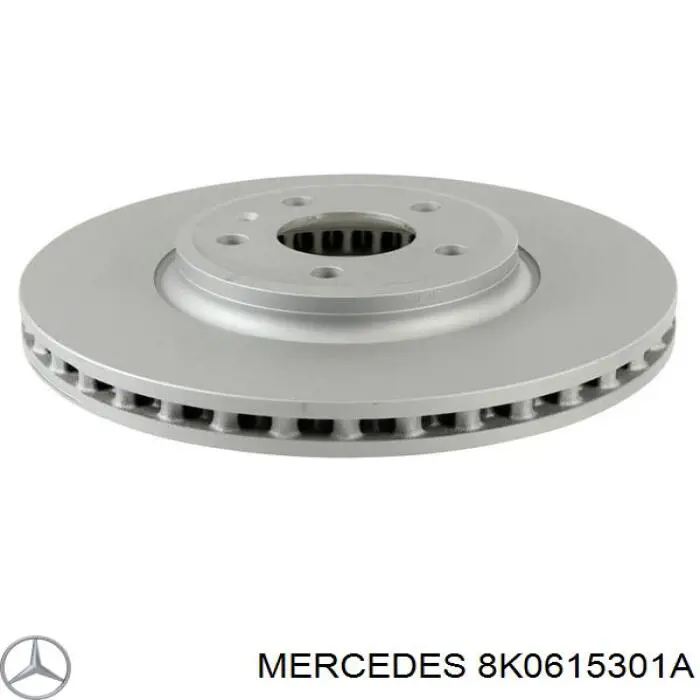 Диск гальмівний передній 8K0615301A Mercedes